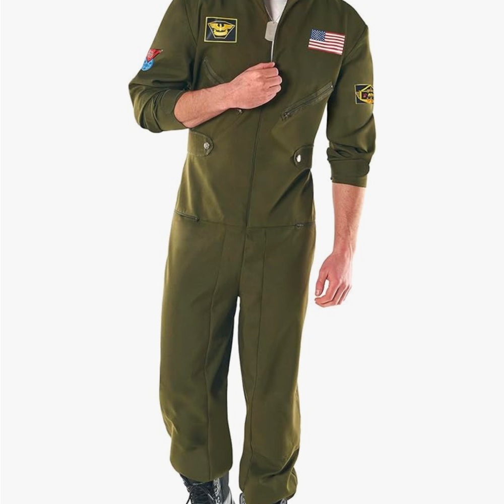 Flight suit costume, men’s size S